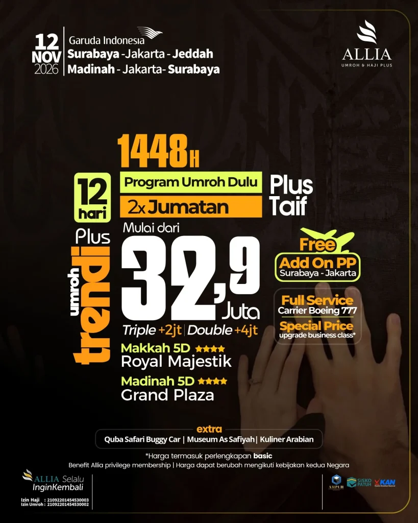 paket umroh surabaya november