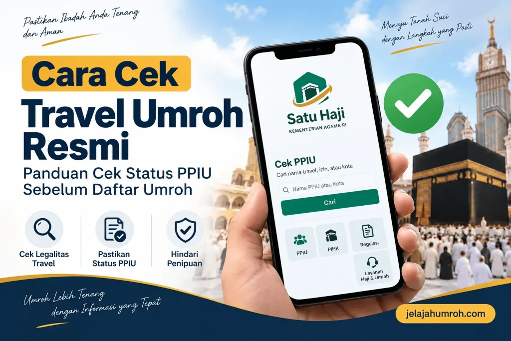 Cara cek travel umroh resmi dan status PPIU