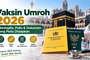 Vaksin Umroh 2026: Meningitis, Polio, dan Dokumen yang Perlu Disiapkan