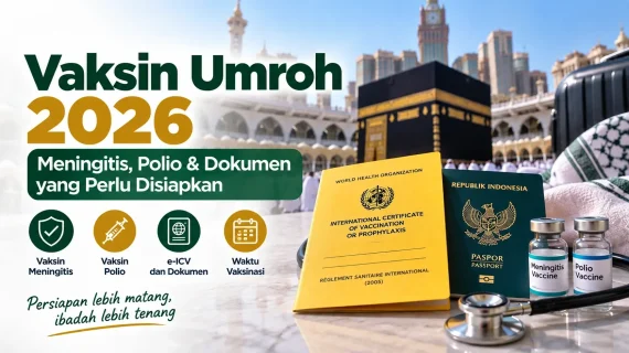 Vaksin Umroh 2026: Meningitis, Polio, dan Dokumen yang Perlu Disiapkan